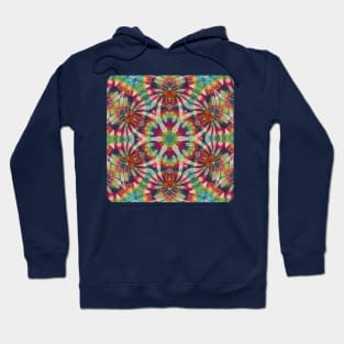 Psychedelic Kaleidoscopic Multi-Color Mandala Number 4 Hoodie